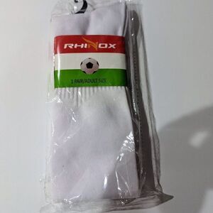 BNWT Rhinox White Soccer Socks